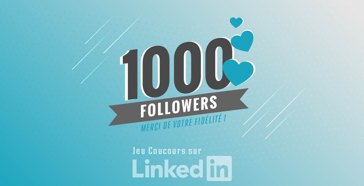 Cattinair, Jeu Concours 1000 abonnés sur LinkedIn