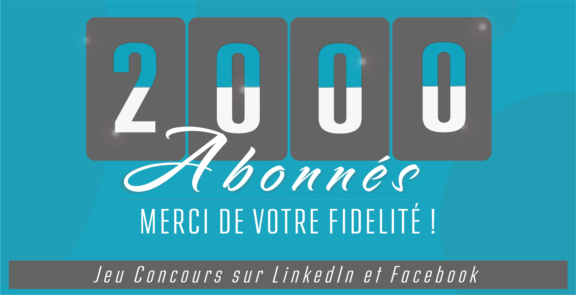 Cattinair, Jeu Concours 2000 abonnés sur LinkedIn