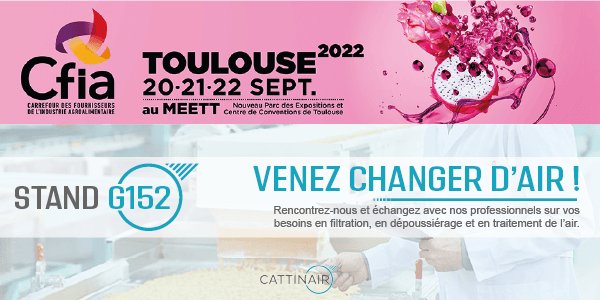 Retrouvez-nous sur notre stand G152 au salon CFIA 2022 Toulouse !