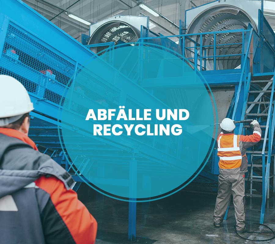 Abfälle und recycling