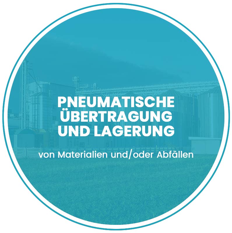 Pneumatische Ubertragung und lagerung