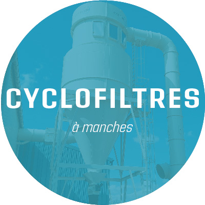 Cyclofiltres à manches