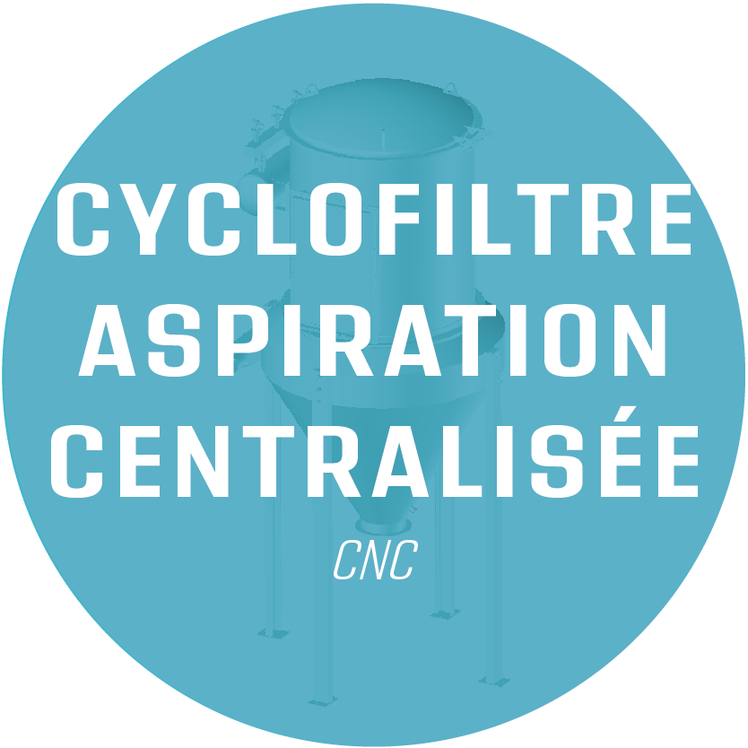 Filtres à cartouches pour aspiration centralisée type CNC