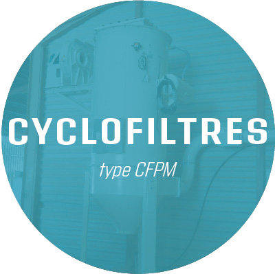 Cyclofiltres à manches type CFPM