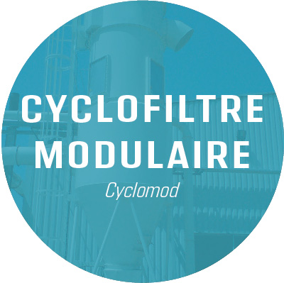 Cyclofiltre à manches modulaire Cyclomod