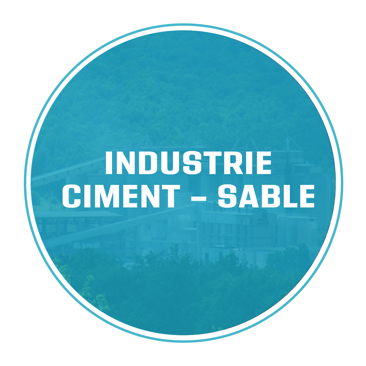 Industrie ciment et sable